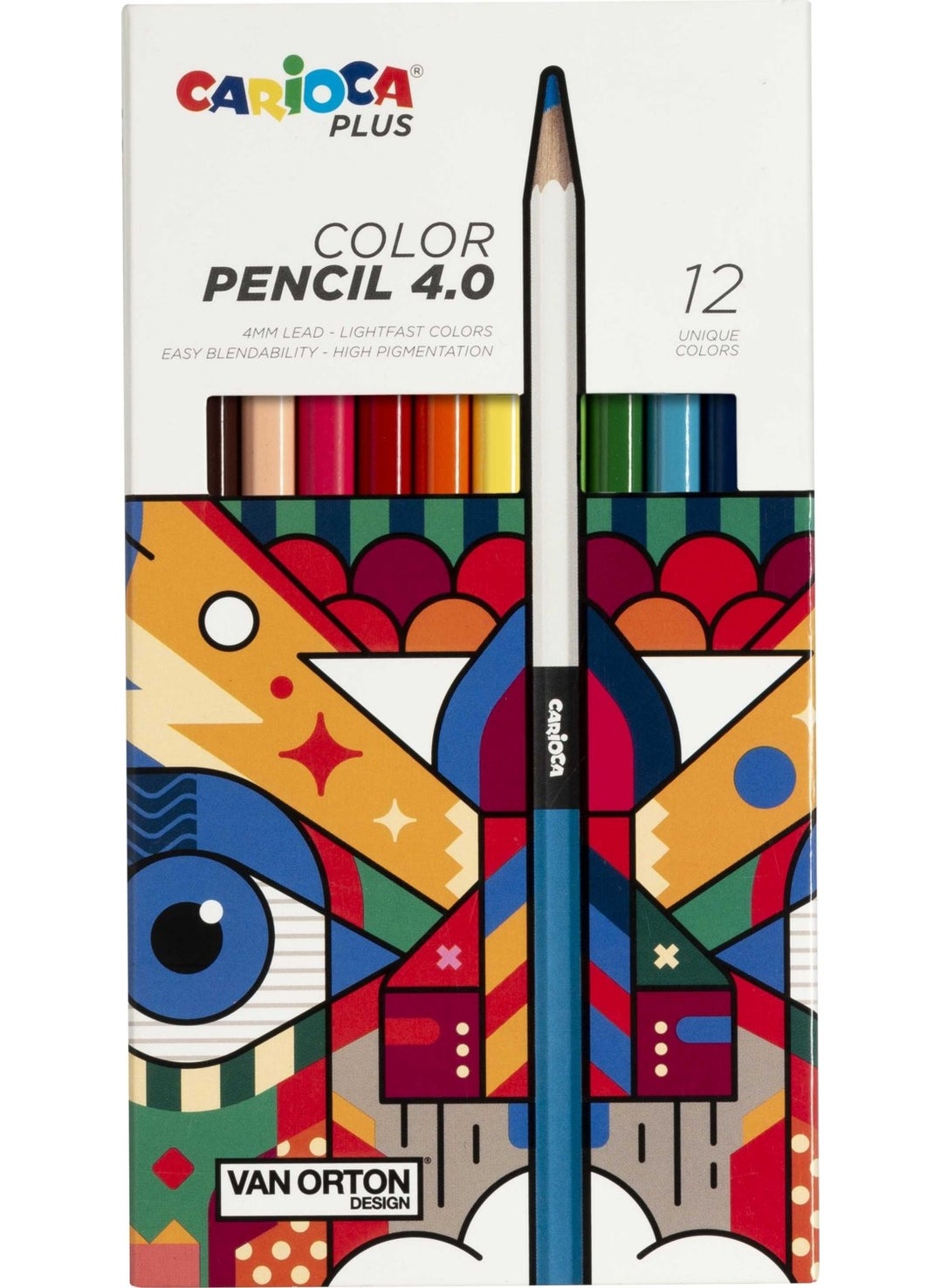 carioca Plus 4.0 Colored Pencils 12 Pack  - Image 1