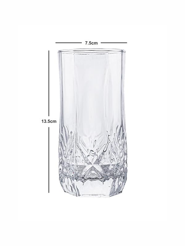 Goodhomes Glass Tumbler Set of 6pcs JS27013 - Image 3