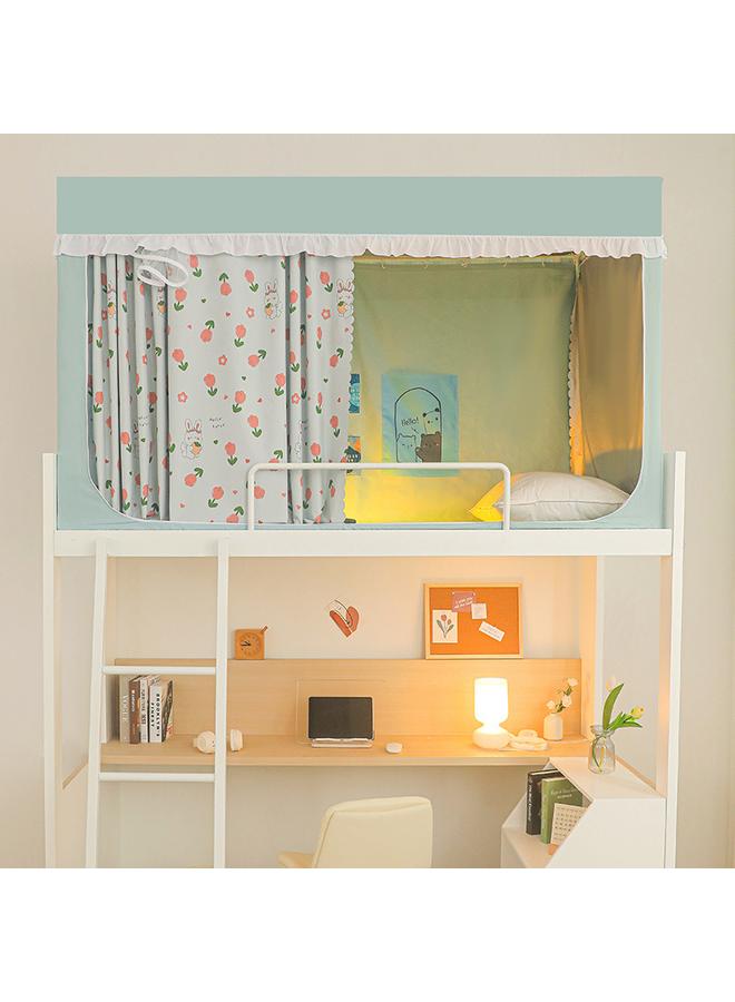 Bluejw Commercial Student Dormitory Mosquito Net 90x 200 Extended Telescopic Bed Curtain Curtain Integrated Shading Upper And Lower Bunk - Image 1