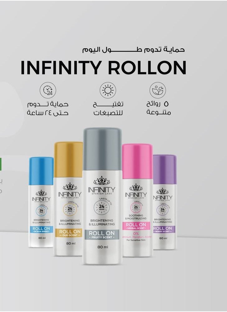Infinity Roll On Brightening Illuminating Berry Scent 80ML