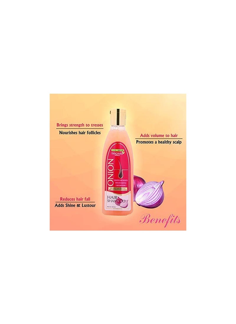 Panchvati Panchvati Herbals 100ml Onion Oil and 100ml Onion Shampoo - Miraculous Formula for Hair Fall, Help for Scalp and Roots & Helping New Growth and Reducing...  - Image 5