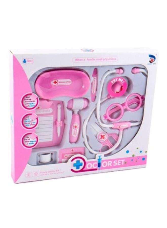 Doctor Play Set for Girls – Pink Medical Kit