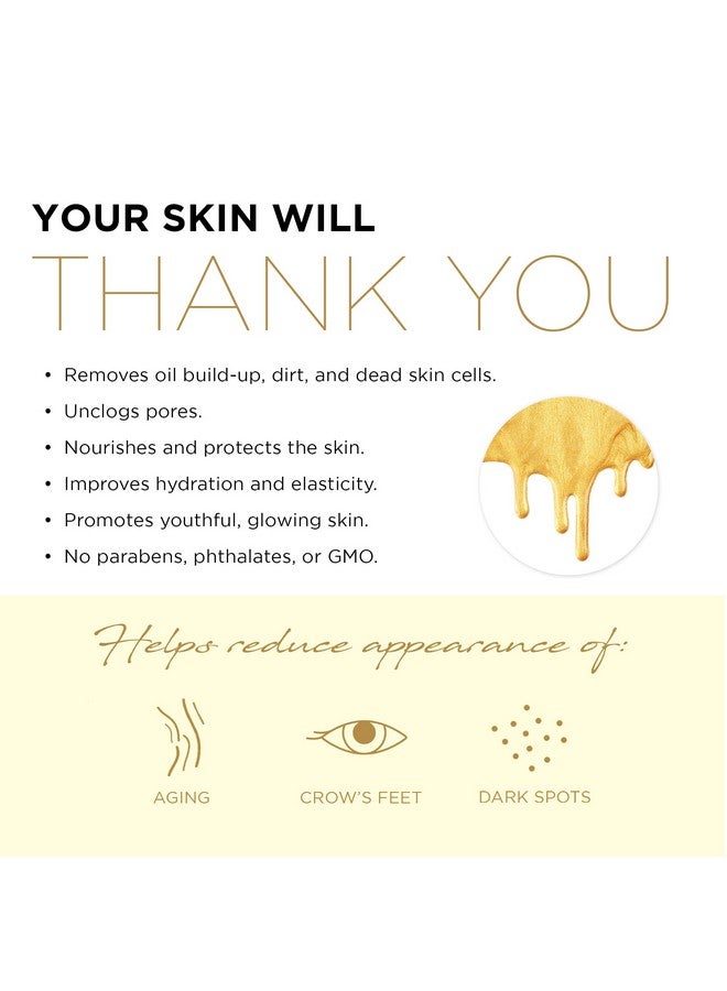 Azure Cosmetics Azure 24K Gold Firming Peel Off Face Mask Anti Aging Lifting Illuminating & Revitalizing Removes Blackheads Dirt & Oils With Hyaluronic Acid And Collagen Skin Care Made In Korea 150Ml - Image 4