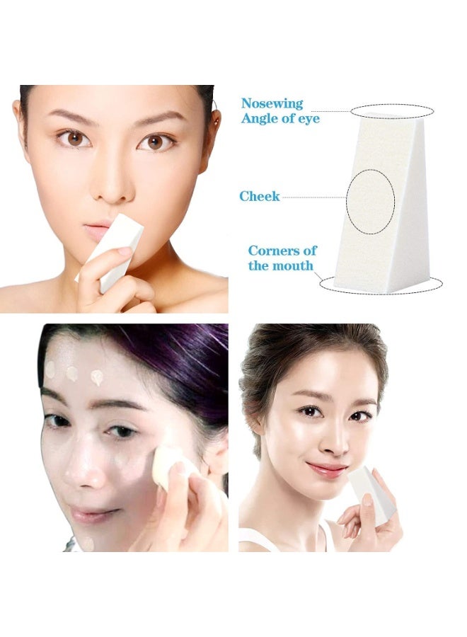 Praha Puff Powder Beauty Women's Makeup Wedge Foundation Sponge Blender - Image 4