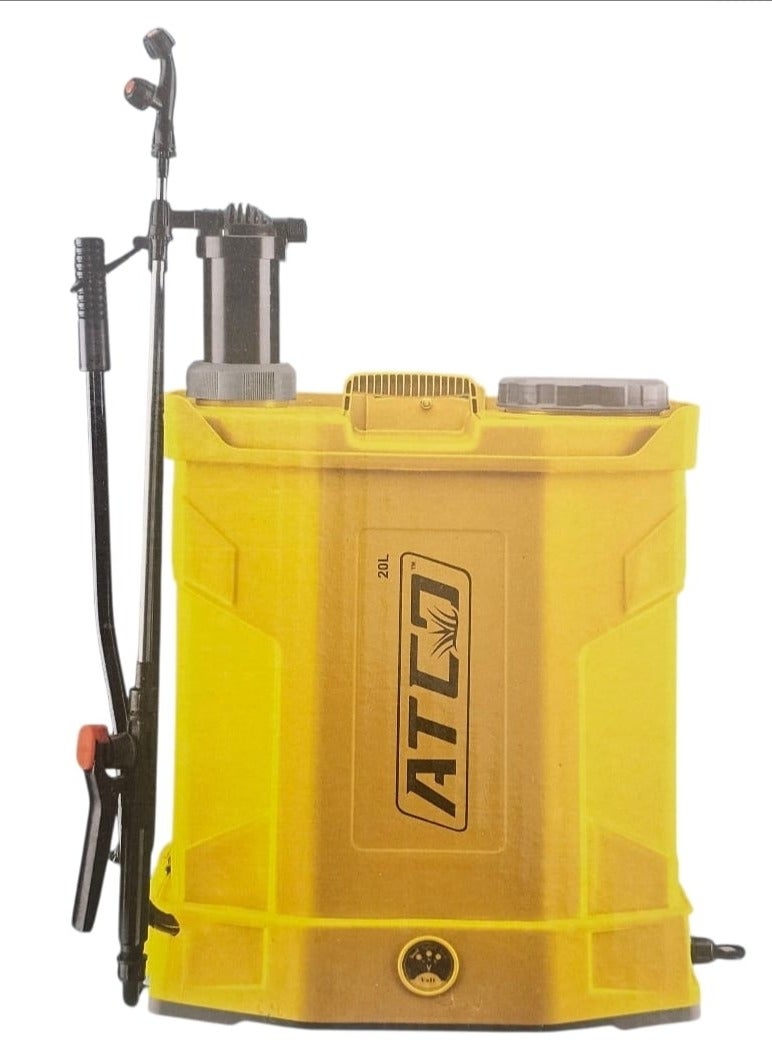 أتكوم مضخة رشاش مياة مزدوجة الاستخدام 2 في 1 تعمل بالبطارية بسعة 20 لتر - Image 1