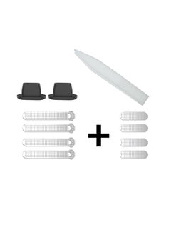 Generic iPhone 14/14 Plus/14 Pro/14 Pro Max Speaker Cover Case Protector Dustproof Mesh Adhesive Stickers, 8PCS Anti Dust Plugs for iPhone 13/13 Pro/13 Pro Max iPhone 12 Series Anti Dust Kit with Tweezers  - Image 1