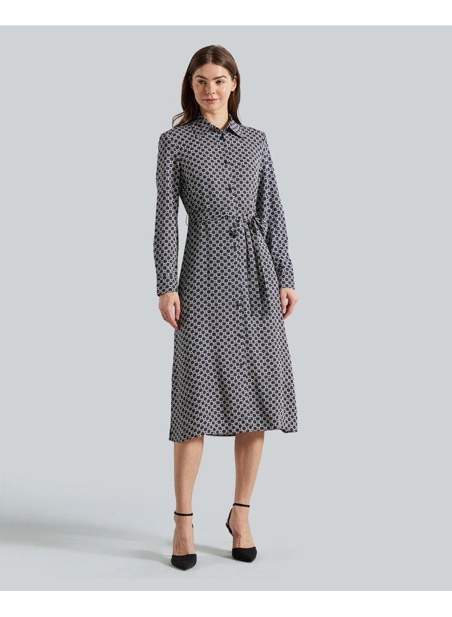 غانت فستان ميدي هندسي - Image 1