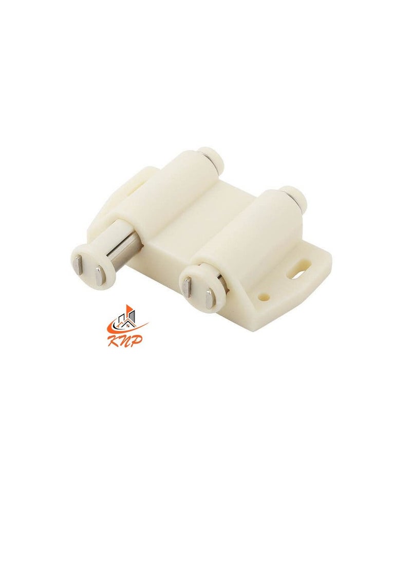 KNP 2pcs Cabinet Magnetic Double Push Catcher - White - Image 1