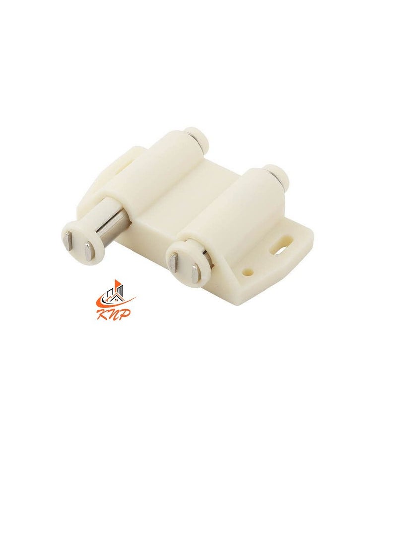 KNP 2pcs Cabinet Magnetic Double Push Catcher - White - Image 2