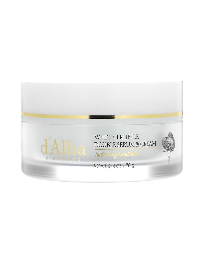 d'Alba - White Truffle Double Serum & Cream 2.46 oz (70 g) - Image 1
