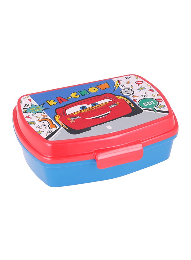 STOR صندوق غداء للأطفال على شكل سيارات مع آلية قفل سهلة - Image 1