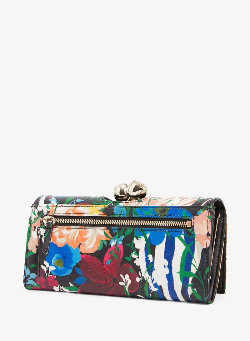 تيد بيكر Bouanne Bouquet Printed Wallet