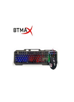 BTMAX BT-Q311C LED Gaming Keyboard With Mouse Set  - Image 1