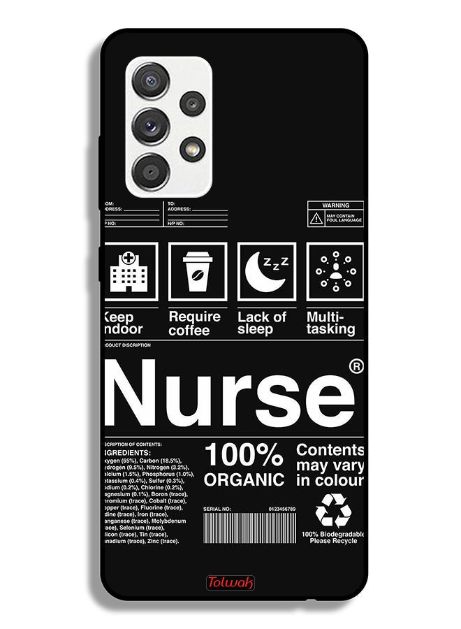 Tolwak Samsung Galaxy A32 5G Protective Case Cover Nurse Sticker - Image 1