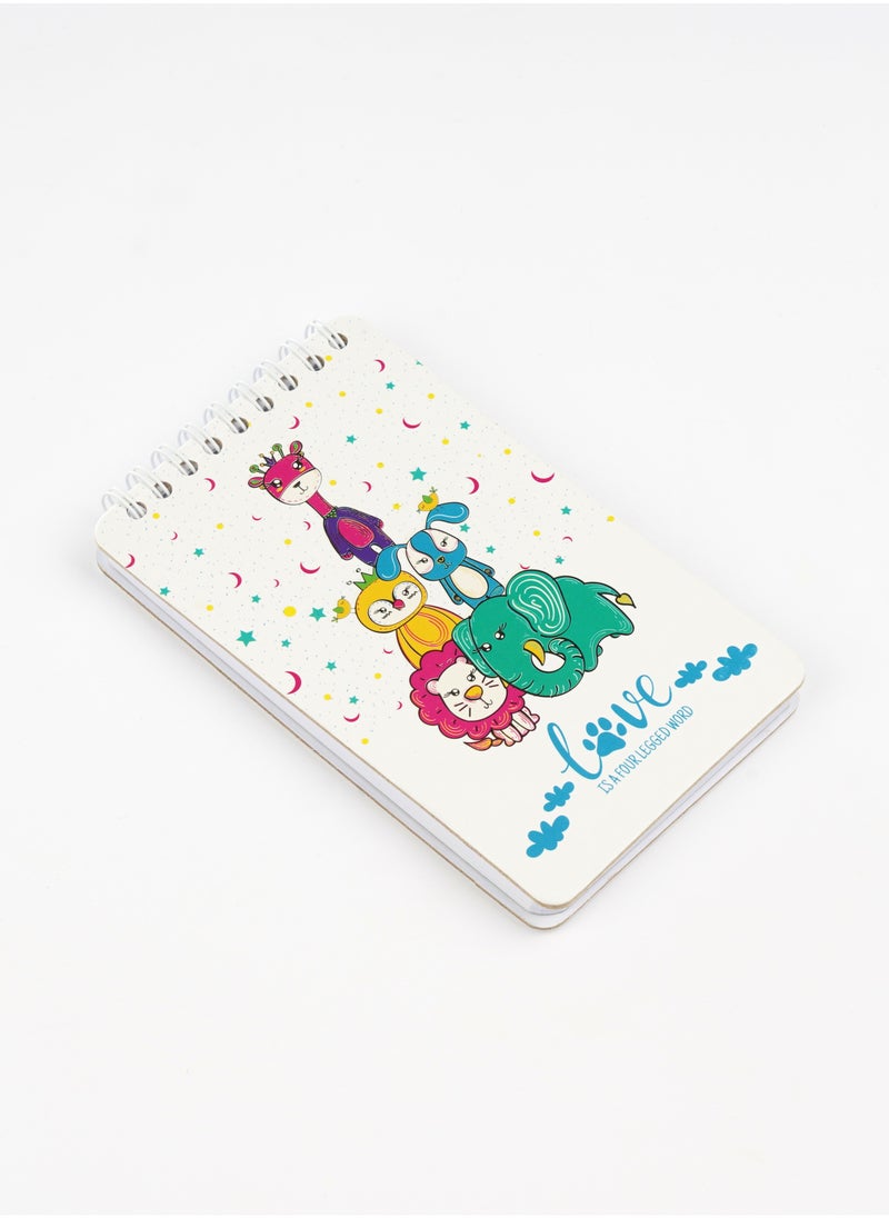 Borg El Arab Printed A6 Wirebound Notebook  - Image 1