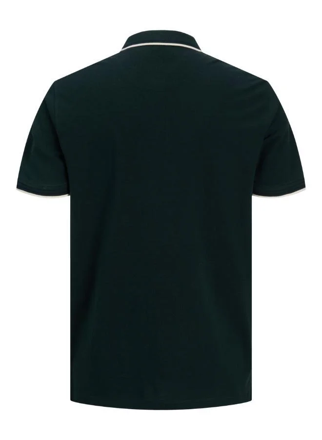 JACK & JONES  Solid Plus size Regular Fit Polo for Men | Best Price UAE