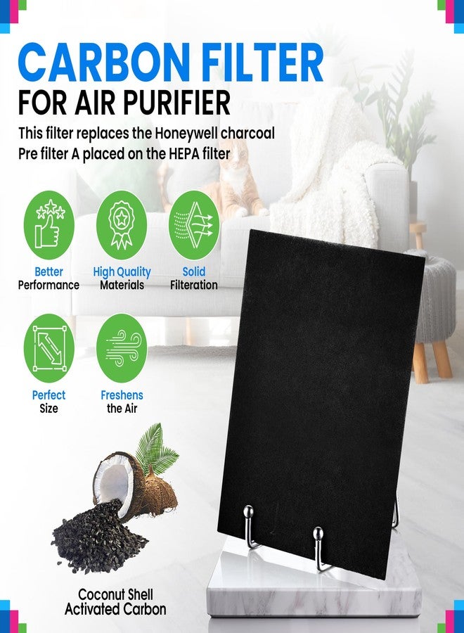 Bagean Activated Carbon Pre Filter - Compatible with Winix Filter Replacement 115115 Size 21 - Fits Plasmawave C535 5300-2 6300-2 Air Purifier Series - Filters Odors and Freshen the Air (8-Pack) - Image 2