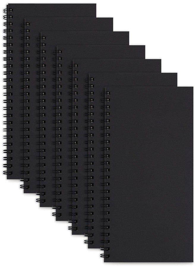 LABUK Spiral Notebook, Blank Notebook Small Sketchbook, Set of 7 (Black), A5 Size, 100gsm, 50 Sheets/100 Pages, Ideal for Schools Offices - Image 1