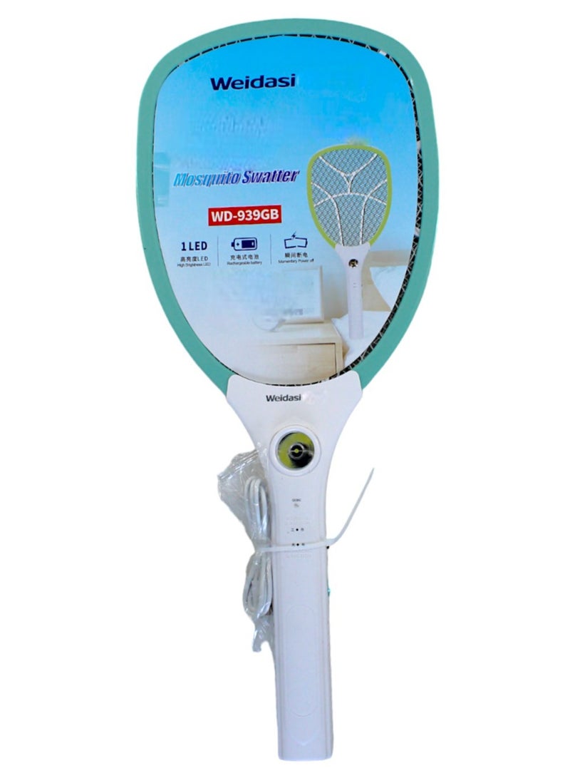 WEIDASI Rechargeable Mosquito Insect & Fly Killer Electric Bat Handheld Swatter Racket - Image 2