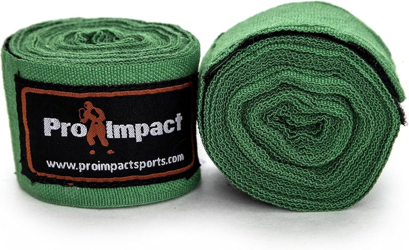Pro Impact 180 Inch Mexican Style Boxing Hand Wraps – Stretchable Wrist & Knuckle Support for MMA, Muay Thai, Kickboxing, Heavy Bag & Combat Training – Men & Women - Image 3