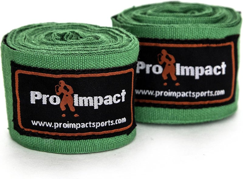 Pro Impact 180 Inch Mexican Style Boxing Hand Wraps – Stretchable Wrist & Knuckle Support for MMA, Muay Thai, Kickboxing, Heavy Bag & Combat Training – Men & Women - Image 1