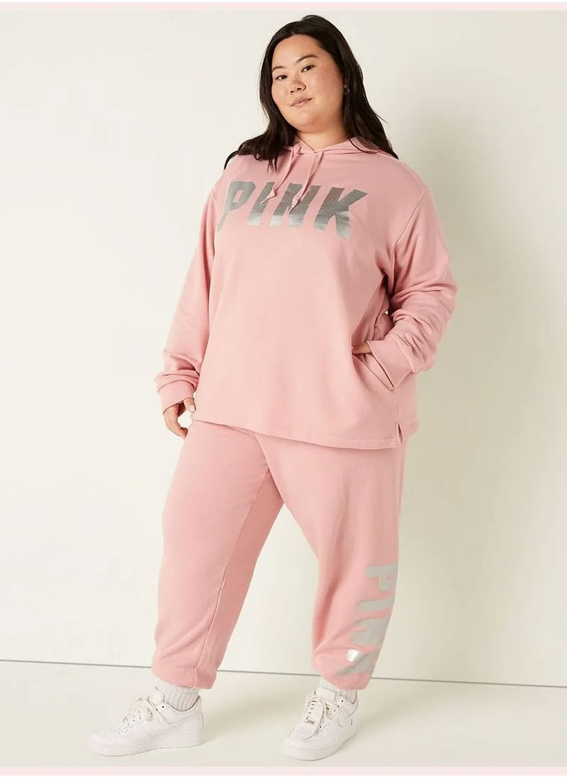 PINK Fleece Baggy Campus Sweatpants