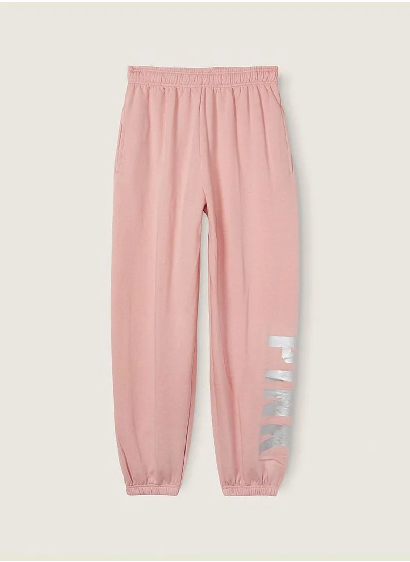 PINK Fleece Baggy Campus Sweatpants