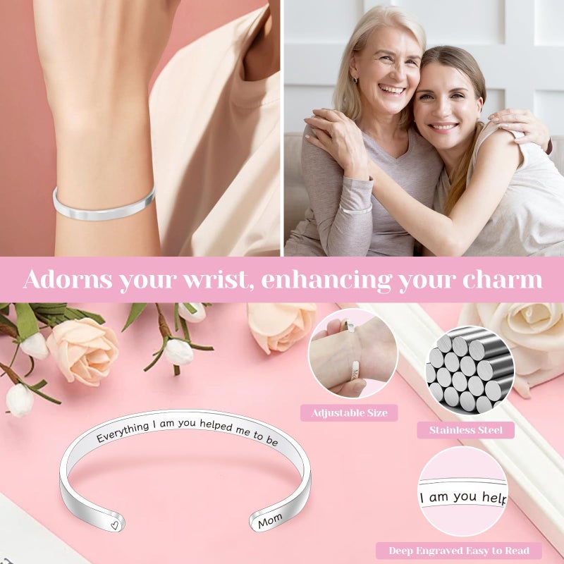 Nemlistey Mom Birthday Gifts, Mothers Day Gifts for Mom, Get Well Soon Gift Basket, Self Care Gift for Wife, Grandma, Daughter, Friends, Happy Birthday Gift for Women with 12 Oz Ceramic Mug, Bracelet - Image 4