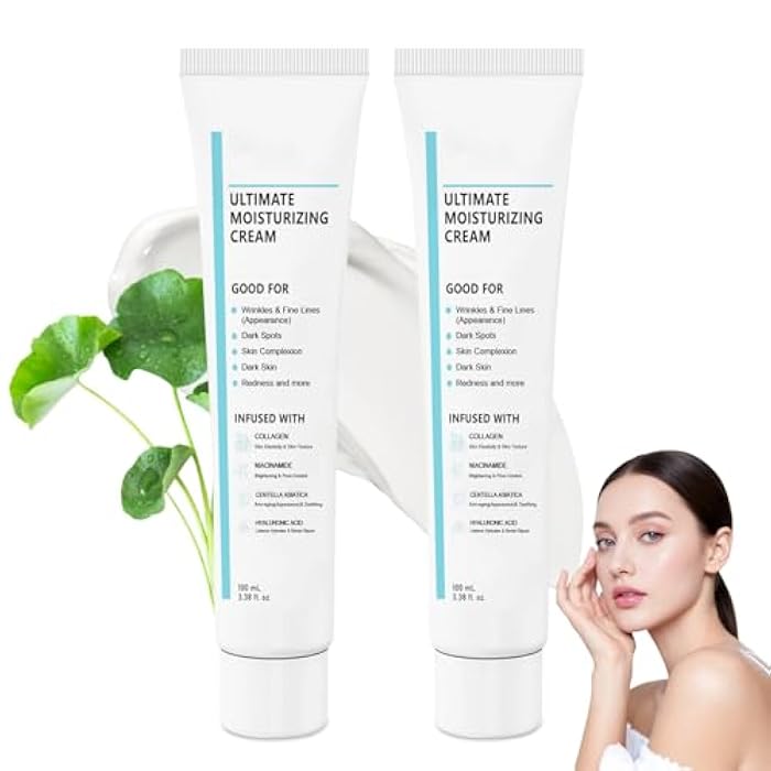 2pcs Youthful Moisturizing Cream,Glowage Repair Moisturizer Cream,Centella Moisturizer,Youthful Formula Ultimate Moisturizing,For Lasting Hydration For All Skin Types