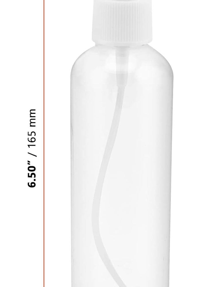 SINJEUN 50 Pack Clear Plastic Spray Bottles - 4 oz Mist Sprayers - Image 2