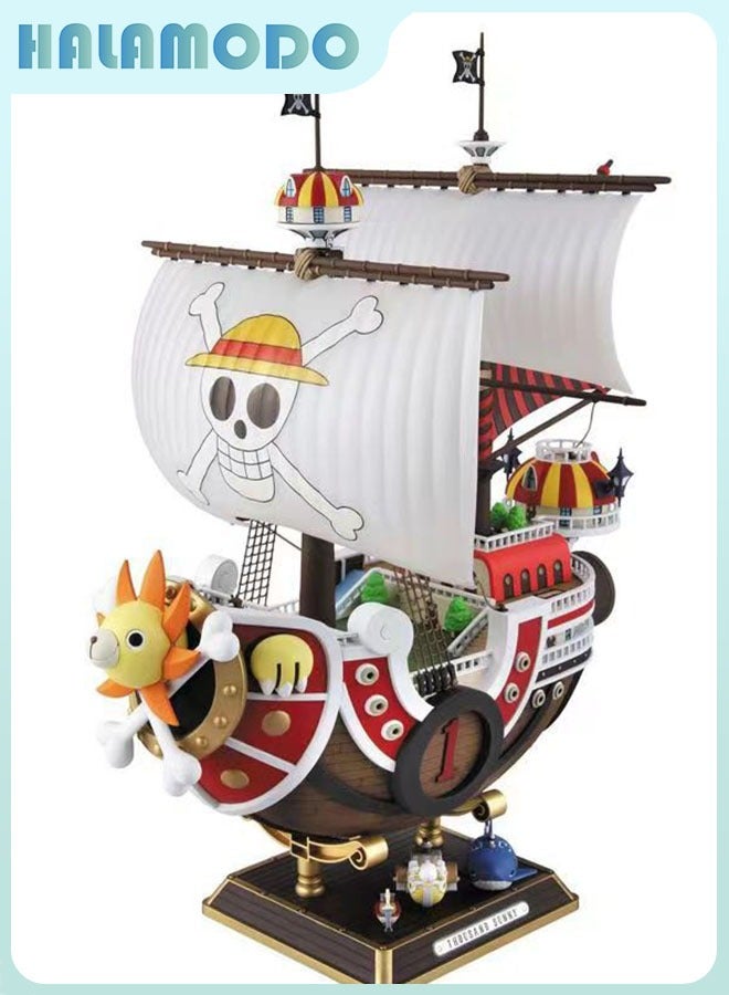 Halamodo قطعة واحدة 29 سم ألف تمثال سفينة القراصنة المشمسة - نسخة أنيمي عالية التفاصيل مع تصميم ميكانيكي ، مثالية للعرض والهدايا - Image 1