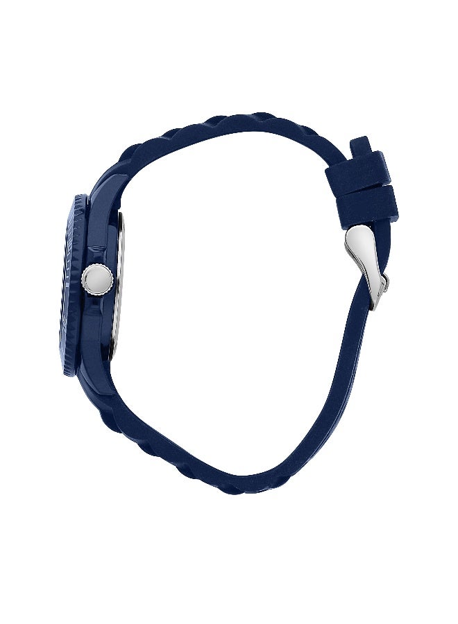 Chronostar Men's Blue Round Chronograph Dial with Blue Silicone Band Watch - 35mm - R3751288012 - Image 4