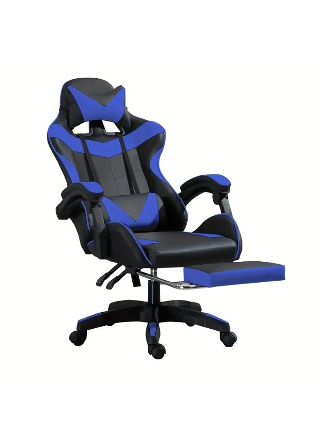 Generic High Back Gaming Chair with Adjustable Headrest – Ergonomic Computer Chair with Lumbar Support, Reclining Backrest & Padded Armrests – Swivel Racing-Style Gamer Seat  - Image 5