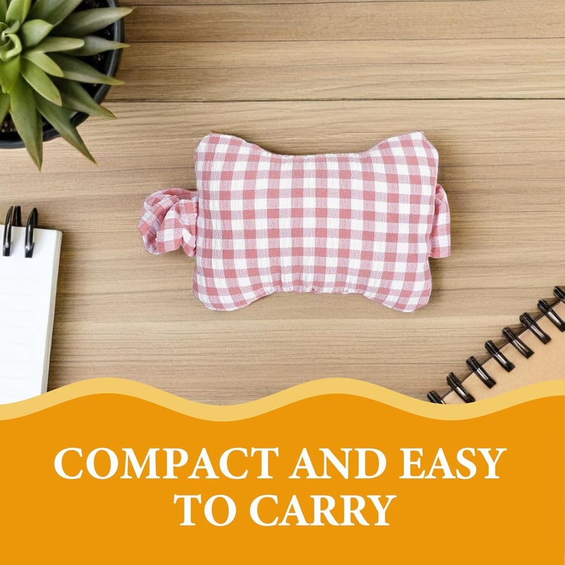 Ergonomic Mouse Wrist Rest Pad and Keyboard Cushion for Office and Home Use, Memory Foam Hand Support with Non-Slip Base, Pink Wrist Pad for Typing and Gaming - Image 3