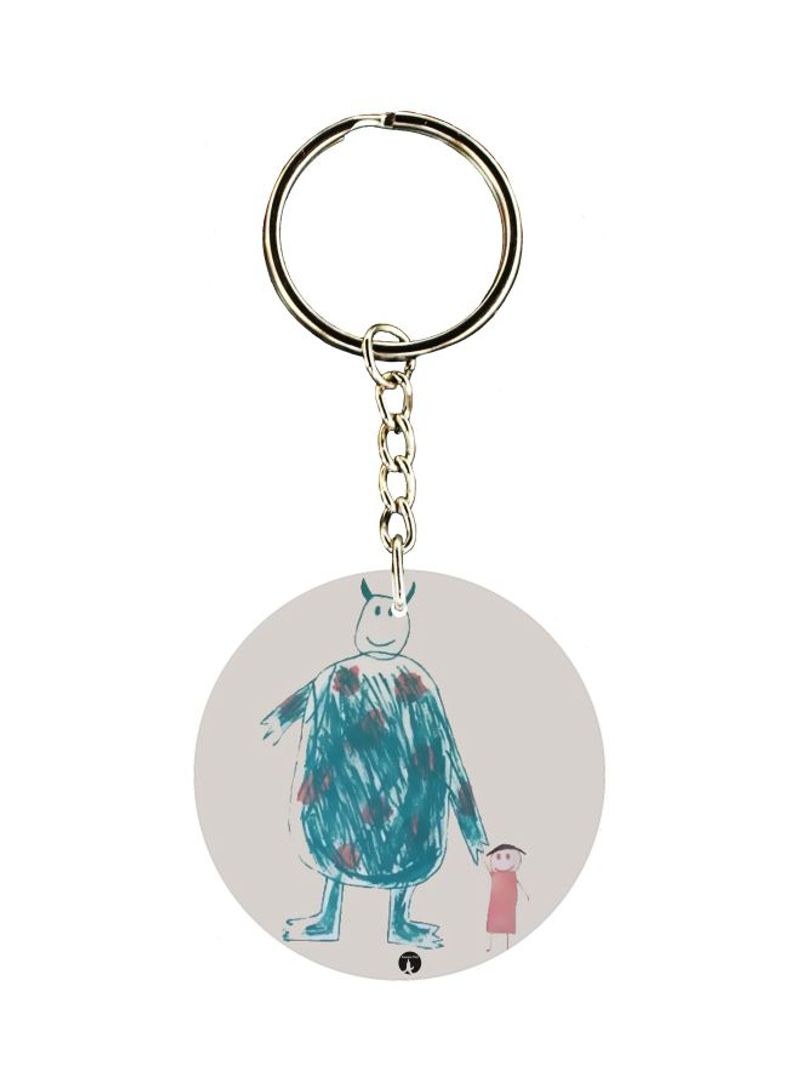 RKN One Sided Printed Keychain