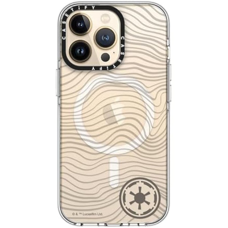 Casetify Clear iPhone 13 Pro Case 【Mandalorian Co-Lab/Not Yellowing / 6.6ft Drop Protection/Compatible with Magsafe】 - Beskar Ingot - Clear - Image 5