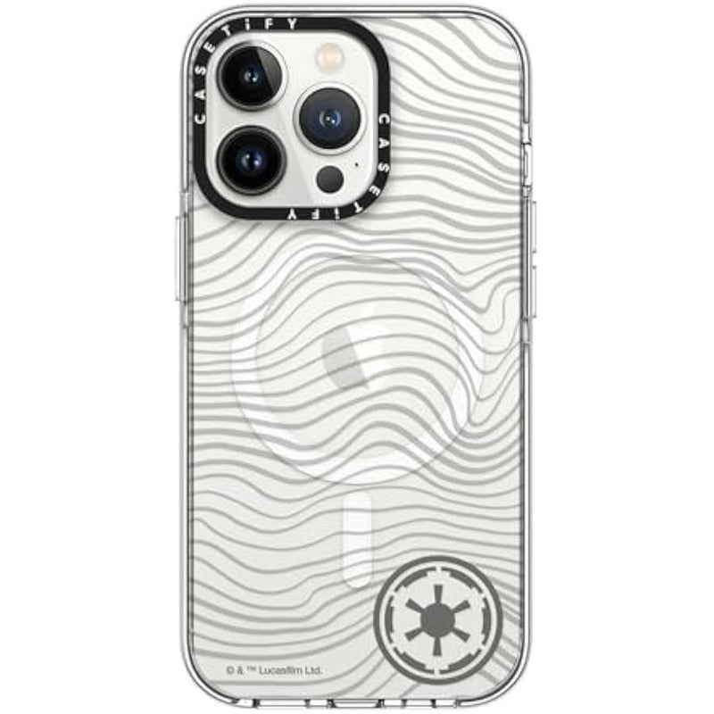 Casetify Clear iPhone 13 Pro Case 【Mandalorian Co-Lab/Not Yellowing / 6.6ft Drop Protection/Compatible with Magsafe】 - Beskar Ingot - Clear - Image 1