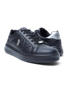 U.S. Polo Assn. Women's Full Black Low-Top Sneakers - Fashionable Lace-Up Style, Perfect for Everyday Casual Outfits  - Image 5