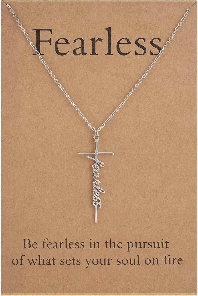 Lcherry Faith Cross Pendant Necklace for Women Religious Christian Jewelry Mother's Day Gifts for Women - Image 1