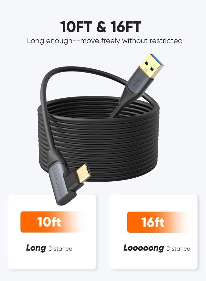 CableCreation Compatible with Quest 2/Quest Pro Link Cable 10FT, 5Gbps USB C Cable Highly Speed Data Transfer, Fast Charging Compatible with DJI Avata,Printer,Camera,Cellphone,HDD, etc - Image 5