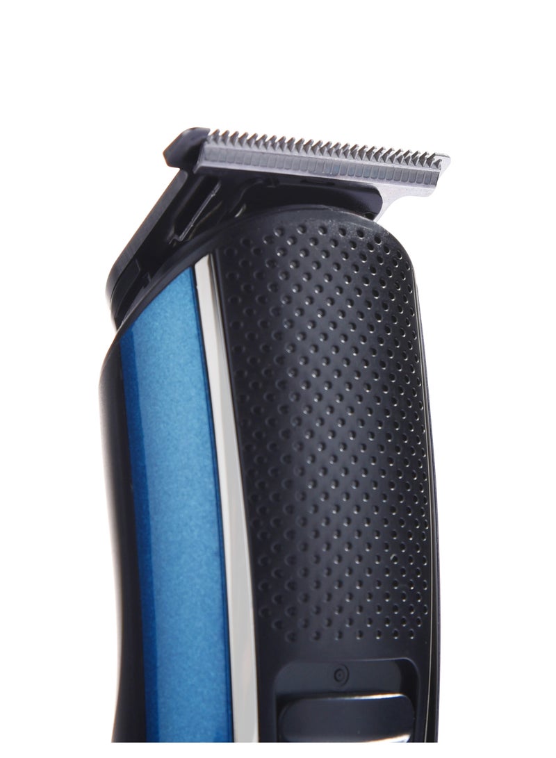 SONASHI 9in1 Rechargeable Hair Clipper Set With Stainless Steel Blade Hair Trimmer Nose Trimmer Shaver Micro Trimmer With Cordless Function Cordless Hair Clipper With Continuous Working Time 60 Mins  SHC-1042N Blue - Image 4