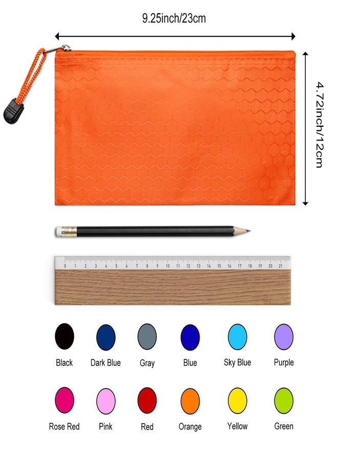 LABUK 29pcs Zipper Pencil Pouches, Small Zipper Pencil Bags, Waterproof Pencil Cases, for Office School Travel Cosmetics 12 Colors - Image 2