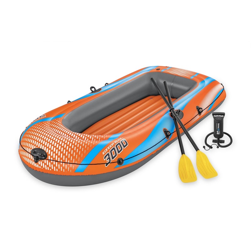 Bestway - Kondor Elite 3000 Inflatable Raft Set with Oars and Hand Pump 246 x 122 x 45 cm - 61145 - Image 1