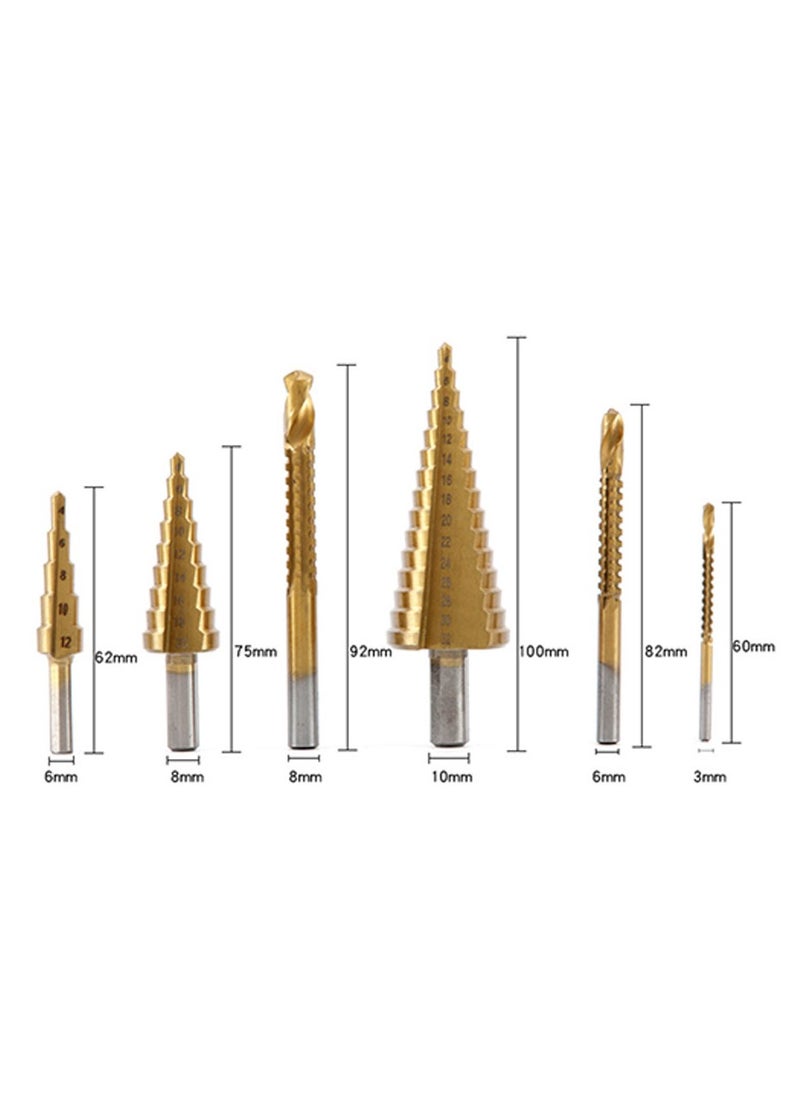Generic 6-Piece Hole Saw Drill Bit Set for Wood, Plastic & Metal – Cuts Up to 32mm – Multipurpose Drilling Tools for DIY and Professional Use  - Image 2