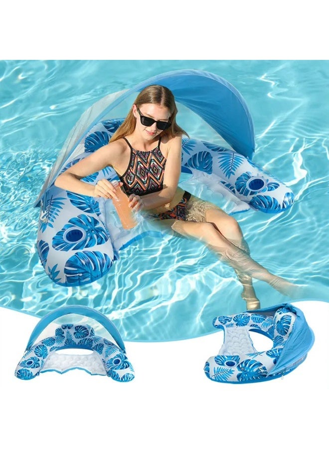 Generic Oversized Thickened Inflatable Pool Lounger – Adult Floating Chair for Men & Women, Lay Flat Design  - Image 5