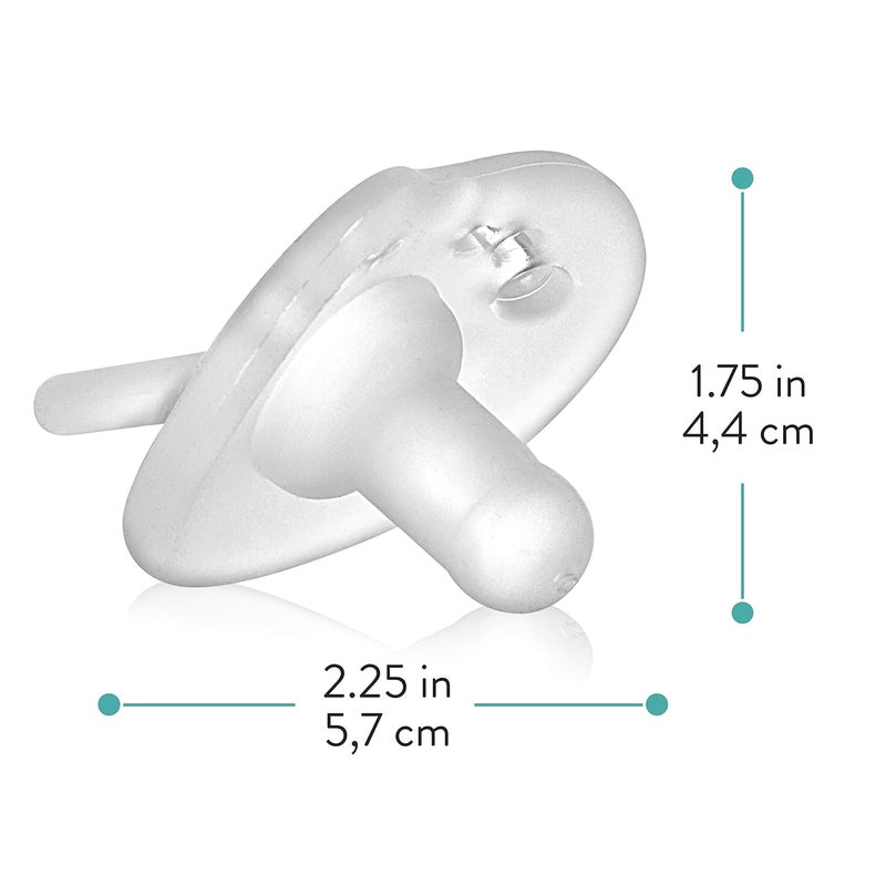 Evenflo Feeding Balance Plus Stage 1 Cylindrical Baby Newborn and Infant Pacifier  Developed with Pediatric Feeding Specialists  0 to 6 Months Pack of 6 - Image 3