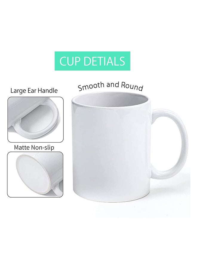 AKDC 400ML  Mugs Blank Plain White Large Handle Coffee Mug With Gift Boxes (Pack Of 36) - Image 3