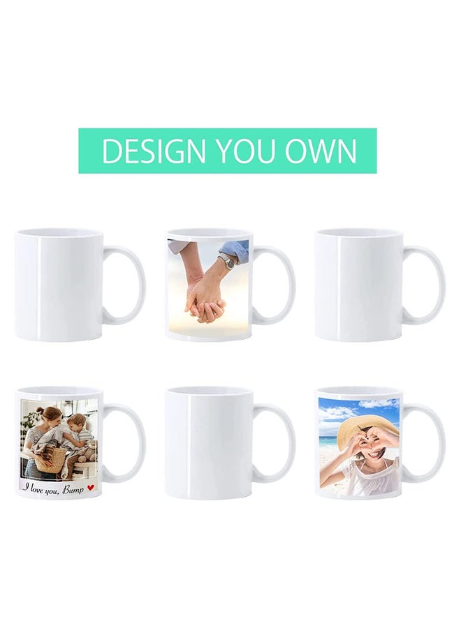 AKDC 400ML  Mugs Blank Plain White Large Handle Coffee Mug With Gift Boxes (Pack Of 36) - Image 4