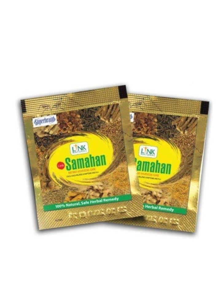 SAMAHAN Instant Ayurvedic Care Extract Of 14 Herbs (100 Sachets) - Image 2