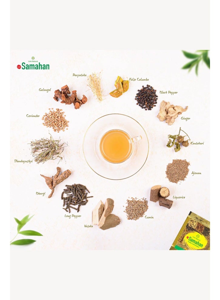 SAMAHAN Instant Ayurvedic Care Extract Of 14 Herbs (100 Sachets) - Image 5